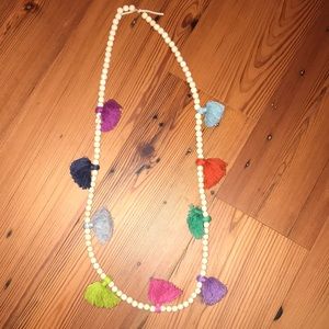 Summer Multicolor Tassel Necklace